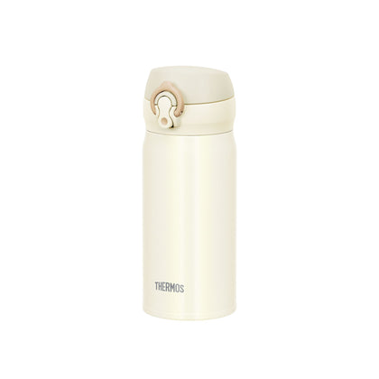THERMOS 0.35L Stainless Steel  Vacuum Insulated One Push Tumbler - Cream White (JNL-354)