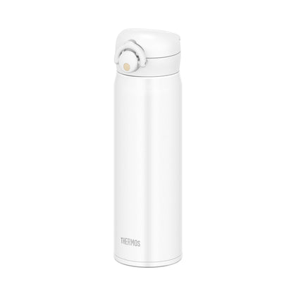 THERMOS 0.5L Stainless Steel  Vacuum Insulated One Push Tumbler - White (JNR-501)