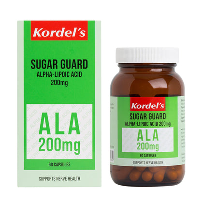 Kordel's Kordel‚Äôs Sugar Guard Alpha-Lipoic Acid 200mg (60 Capsules)