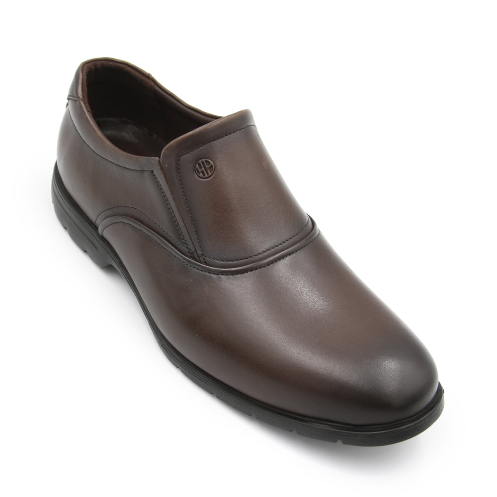Hush Puppies Leather Shoes - Brown