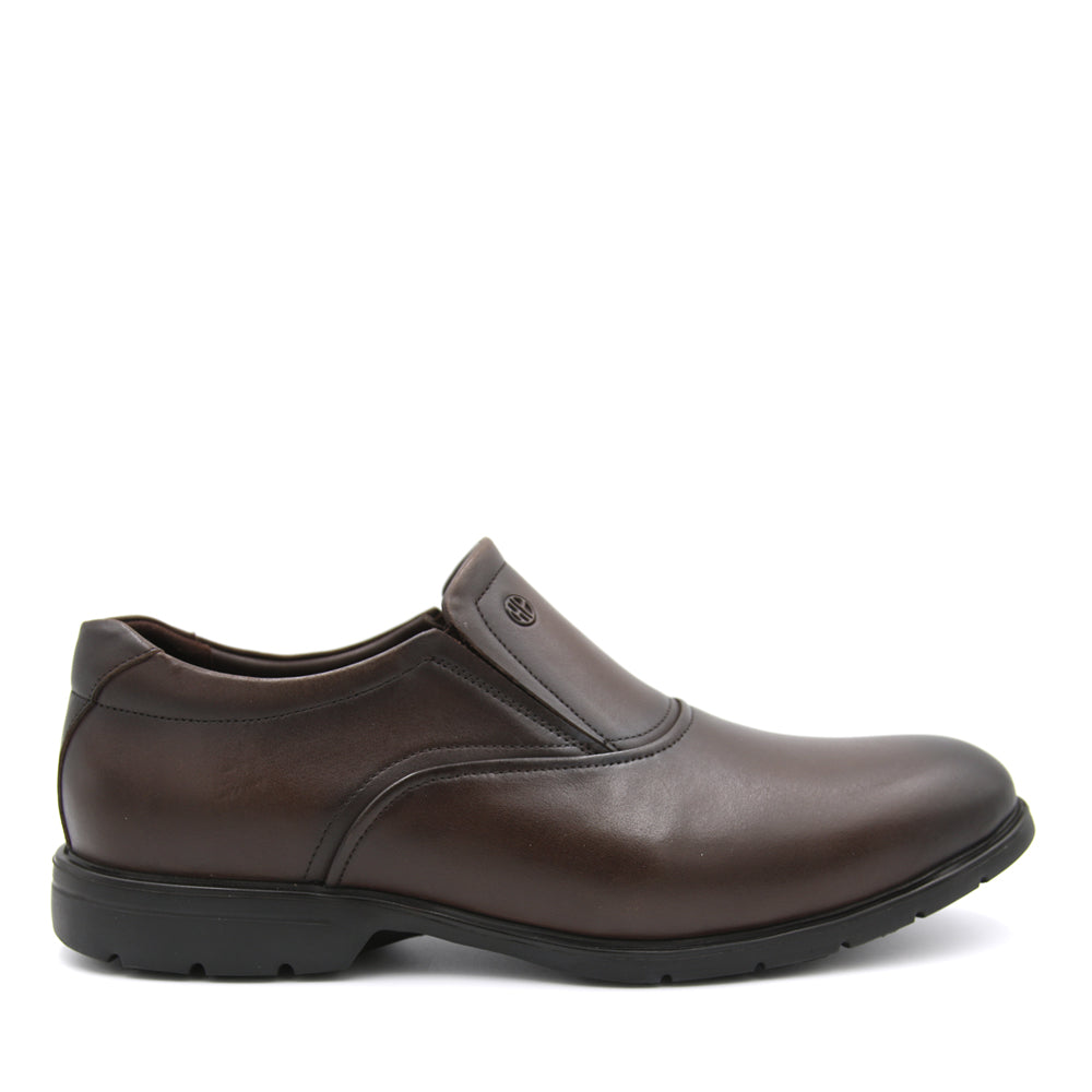 Hush Puppies Leather Shoes - Brown