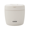 Kukeri Vacuum Insulated Food Carrier Container Jar with Insert and Spoon 970ml - White