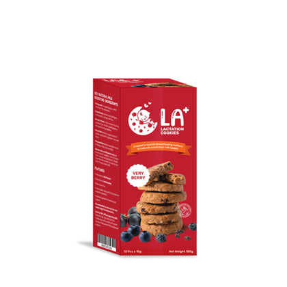 LA+ Lactation Cookies Very Berry 12pcsx15g