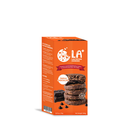 LA+ Lactation Cookies Triple Chocolate 12pcsx15g