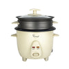 La gourmet 0.6L Rice Cooker with Non-Stick Steamer - Cream (LGELRC413147)