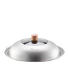 LA GOURMET Nitrigan 36cm Semi Glass Stainless Steel Cover (LGMCWCI394798N)