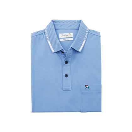 Arnold Palmer Light Touch Short-Sleeved Polo - Blue