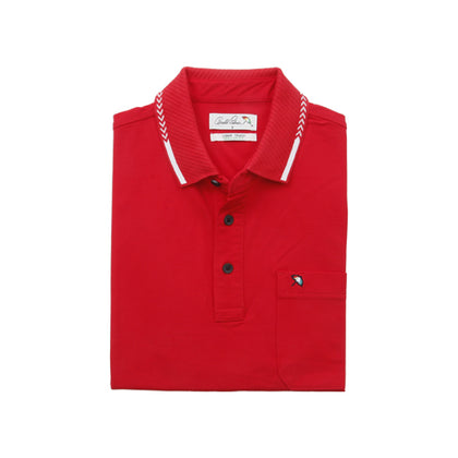 Arnold Palmer Light Touch Short-Sleeved Polo - Red