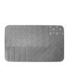 Smart Living Memory Foam Bath Mat 50x80cm (With Design) - Light Grey