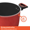 Meyer Forge Red 24cm Non-Stick Stockpot with Lid (MEY-22083-P)