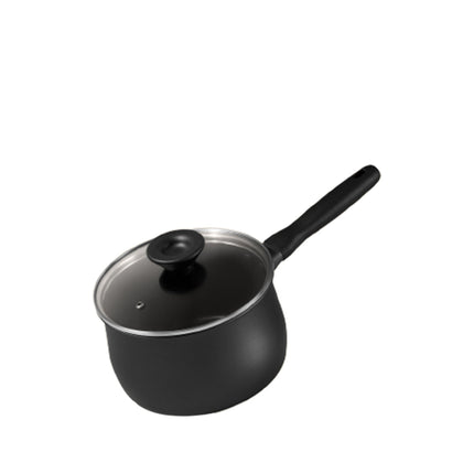 Meyer Nonstick 18cm 2.8L Hard Anodized Saucepan with Lid - Meyer Midnight Series (Induction) (MEY-85072)