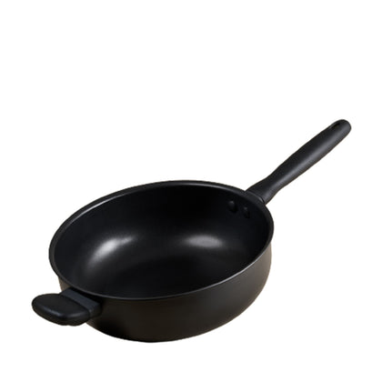 Meyer Nonstick 26cm 3.8L Hard Anodized Deep Frying Pan with Helper Handle - Meyer Midnight Series (Induction) (MEY-85076)
