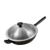 Meyer Nonstick 32cm Hard Anodized Stir Fry Pan with Helper Handle & Lid - Meyer Midnight Series (Induction) (MEY-85083)