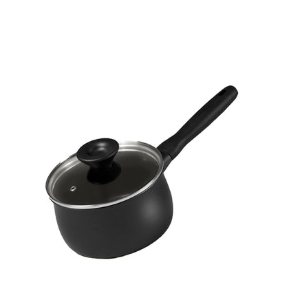 Meyer Nonstick 16cm 1.9L Hard Anodized Saucepan with Lid - Meyer Midnight Series (Induction) (MEY-85095)