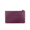 Mel&Co Saffiano-Effect Wristlet Loop Handle Pouch - Wine