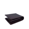 Mel&Co Saffiano Leatherette Bi-Fold Wallet With Flap Pocket Brown