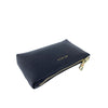 Mel&Co Saffiano-Effect Coin Pouch with Keyring Black