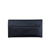 Mel&Co Saffiano Leatherette Envelope Clutch With Chain - Black