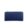 Mel&Co Saffiano-effect Zip-around Wallet - Navy