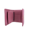 Mel&Co Saffiano Leatherette Half Flap Mid-size Wallet - Rose
