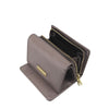 Mel&Co Saffiano Leatherette Tri-fold Wallet With Zipper Compartment Gun