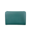 Mel&Co Saffiano Leatherette Tri-fold Wallet With Zipper Compartment Sea Green