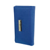 Mel&Co Saffiano Leatherette Basic Key Pouch Blue