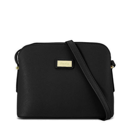 Mel&Co Saffiano Leatherette Sling Bag - Black