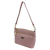 Mel&Co Faux Leather Shoulder Sling Bag Muted Pink