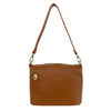 Mel&Co Faux Leather Shoulder Sling Bag Tan