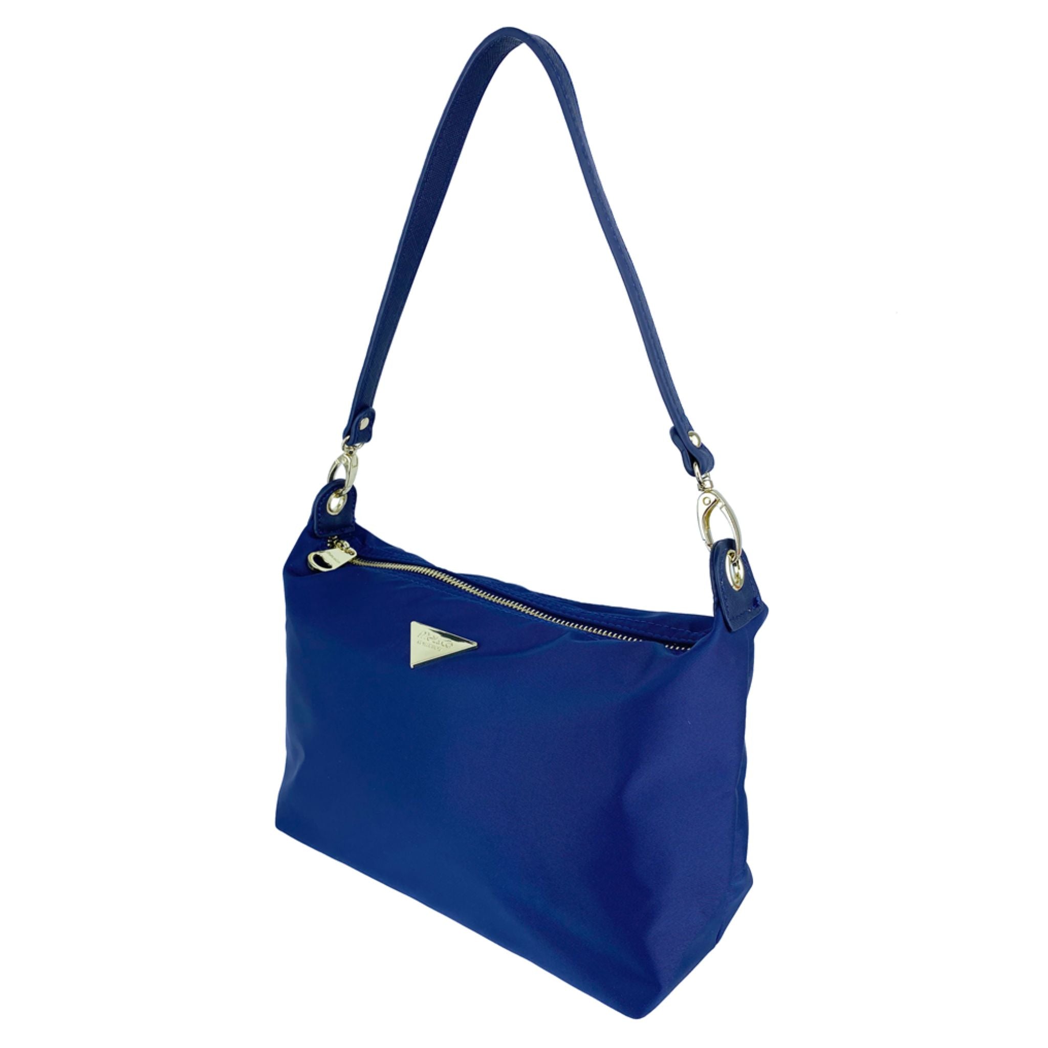 Mel&Co Basic Nylon Shoulder Sling Bag Navy