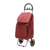 Smart Living Shopping Trolley with Insulated Compartment - Maroon