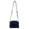 Mel&Co Embossed Faux Leather Dome Sling Bag Black