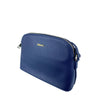 Mel&Co Embossed Faux Leather Dome Sling Bag Navy