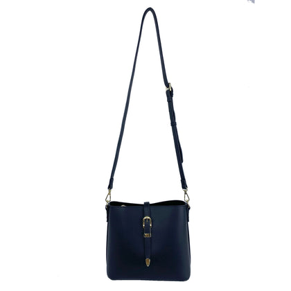 Mel&Co Buckle Detail Sling Bag Black