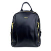Mel&Co Round Top Backpack With Vertical Zipper Pockets Black