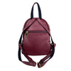 Mel&Co Two-Way Round Top Backpack Wine