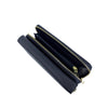 Mel&Co Saffiano-Effect Chain Wallet With Flap Compartment Black