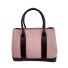 Mel&Co Pebbled Contrast Satchel Bag Pink