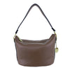 Mel&Co Soft Basic Shoulder Sling Bag Light Brown