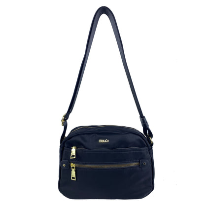 Mel&Co Nylon Rectangular Crossbody Black