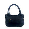 Mel&Co Double Round Handle Mid-Size Shoulder Bag Black