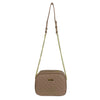 Mel&Co Quilted Semi-Chain Sling Bag Sand