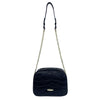 Mel&Co Croco Semi-Chain Sling Bag Black