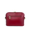 Mel&Co Two-way Zip Box Calf Sling Bag Red