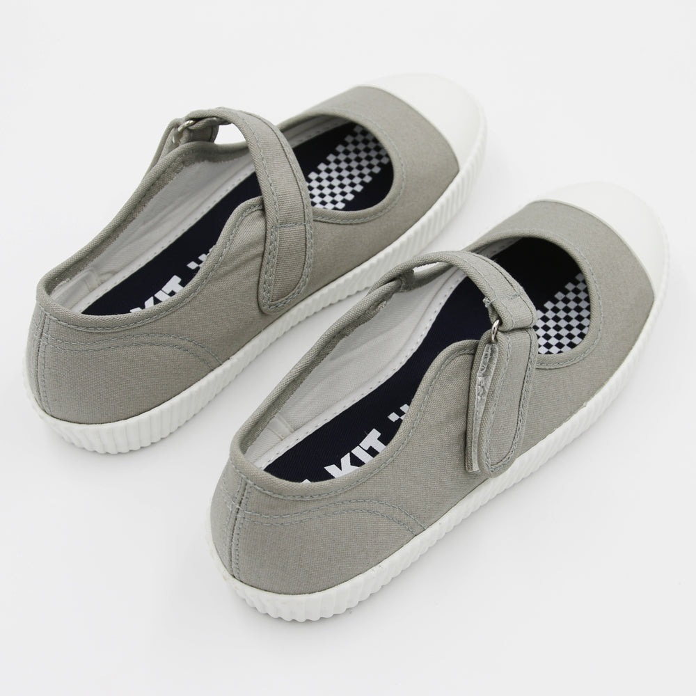 Kit Women's Mary Jane Velcro Sneaker - Grey