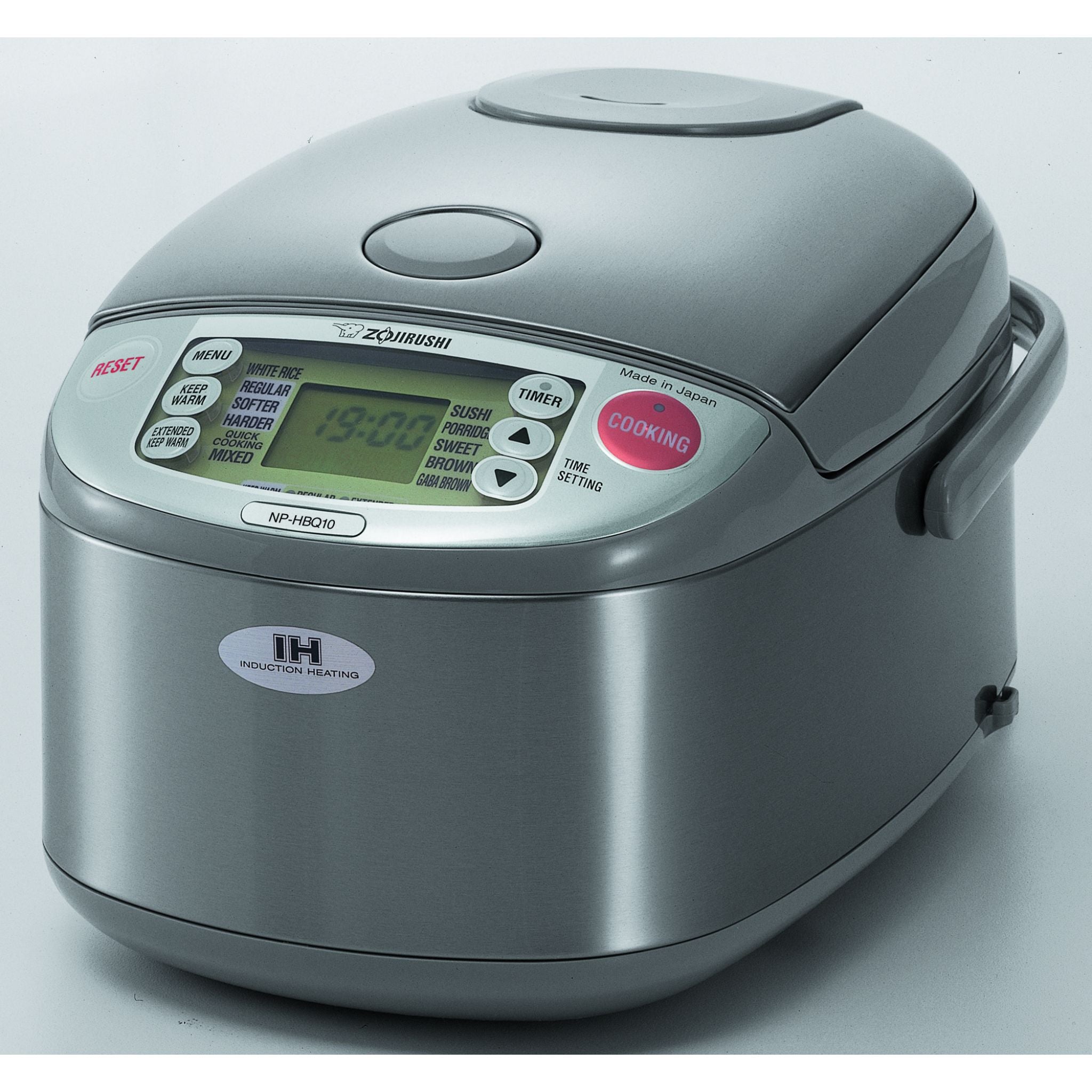 ZOJIRUSHI 1.8L Micom Fuzzy Logic Induction Heating Rice Cooker/Warmer (Stainless Steel) (NP-HBQ18)