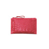 SANCHO Genuine Crocodile Leather Coin Purse - Hibiscus