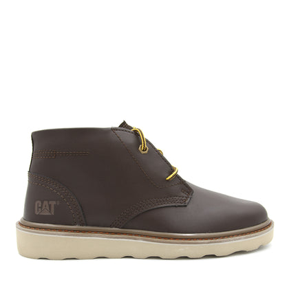 Caterpillar Leather Casual Shoes - Coffee