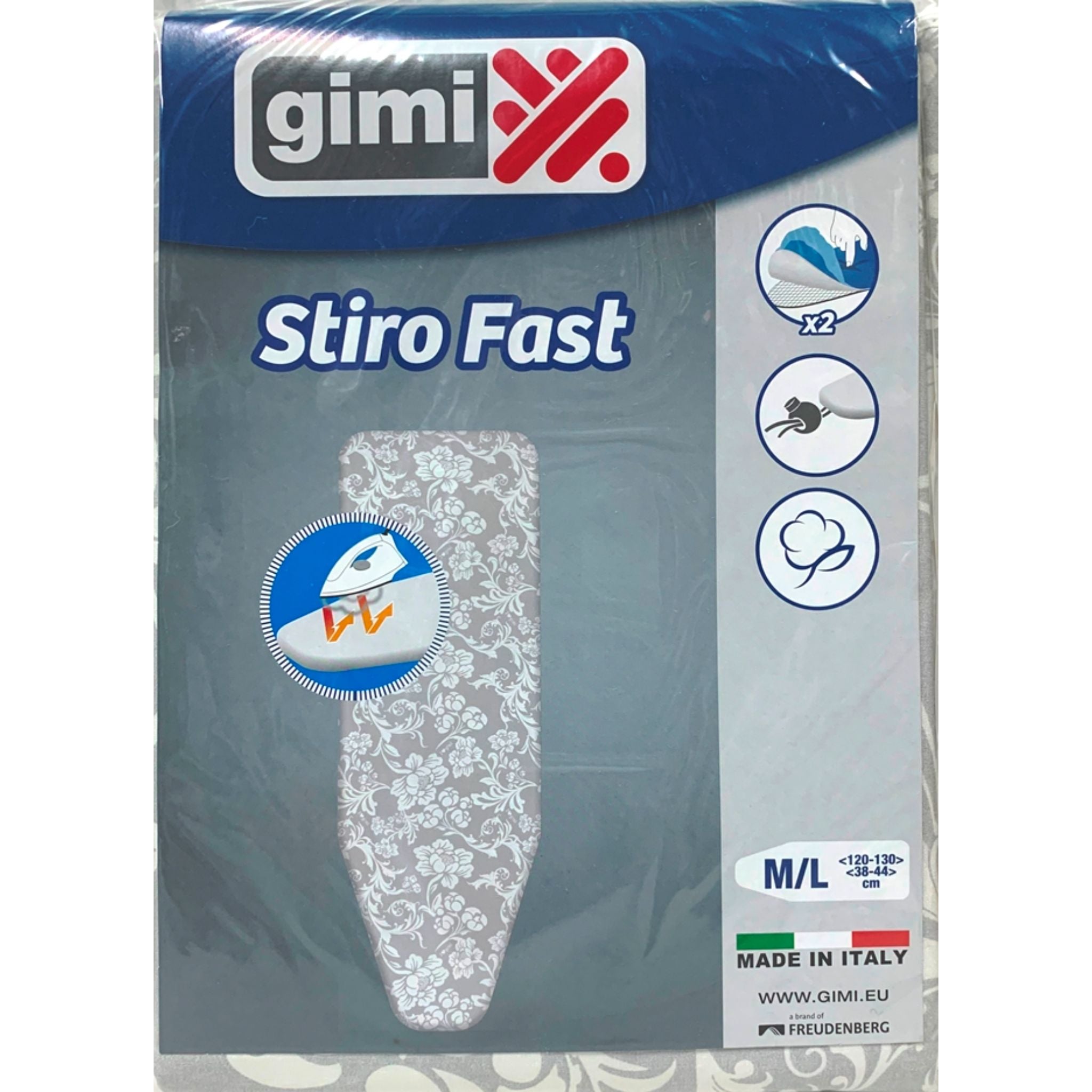 GIMI Iron Board Cover (Stirofast) Grey